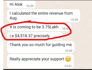 Mithu WhatsApp Chat Proof